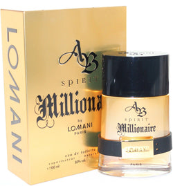 AB Spirit Millionaire for Men by Lomani EDT Spray 3.4 oz - Discount Fragrance at Cosmic-Perfume